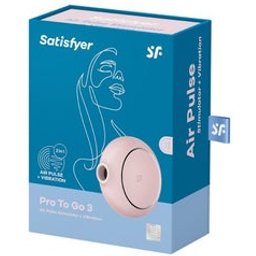 Pro To Go 3 Stimulator And Dual Vibrator Pink 1ud