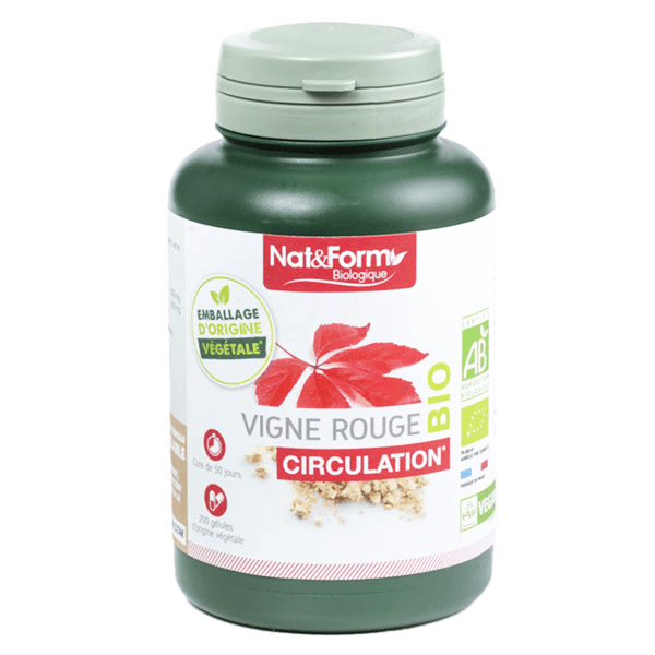 Bio Vigne Rouge 200 gélules végétales