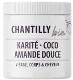 Chantilly Bio Karité - Coco - Amande Douce 200 ml - Pot 200 ml