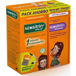 Neositrin™ Anti-poux 100% spray 60ml + 100ml shampooing + shampooing 100ml