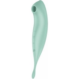 Twirling Pro+ Stimulator & Vibrator Green 1ut
