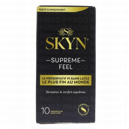 Skyn - Supreme Feel Préservatifs sans latex exra fin x10