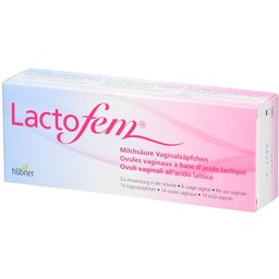 Hubner Lactofem Ovules Vaginaux à base d'acide lactique