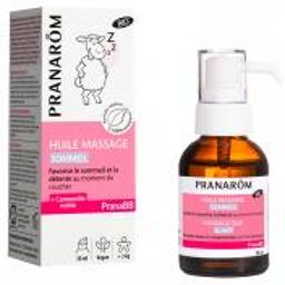 Pranarôm PranaBB Huile Massage Sommeil Dès 3 Kg Bio 30 ml - Flacon-Pompe