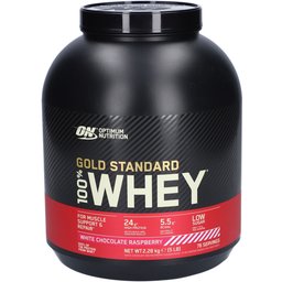 Gold Standard 100 % Whey - Protéines en poudre - Chocolat Blanc & Framboise