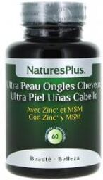 Ultra Peau Ongles Cheveux Avec MSM 60 Comprimés - Flacon 60 comprimés