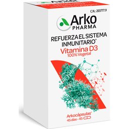 Arkogélules Vitamine D3 100% végétal 45caps