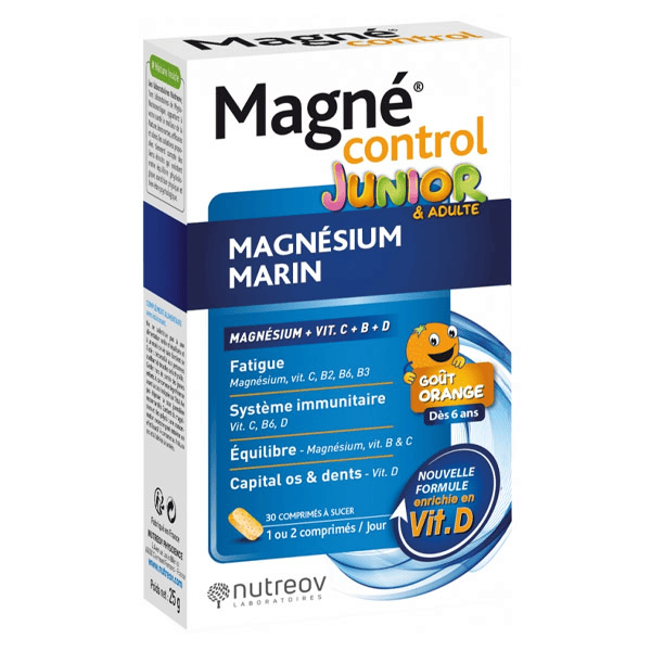 Physcience Magné Control Junior Orange 30 comprimés
