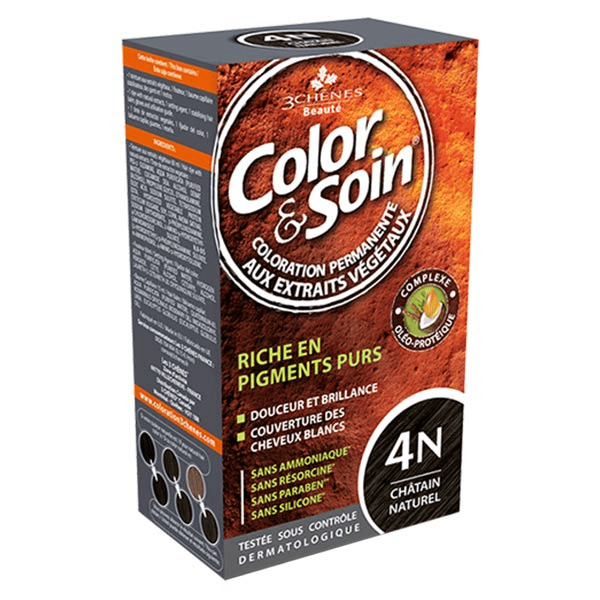 Color & Soin Coloration Permanente N°4N Châtain Naturel