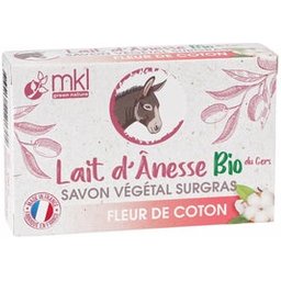 Savon Végétal Surgras Lait D'Ânesse Bio Fleur De Coton 100g