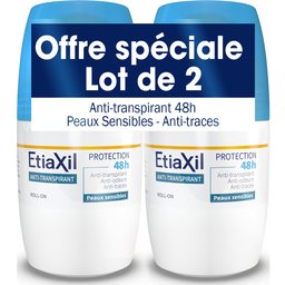 Déodorant Anti-Transpirant Protection 48h Roll-On 2x50ml