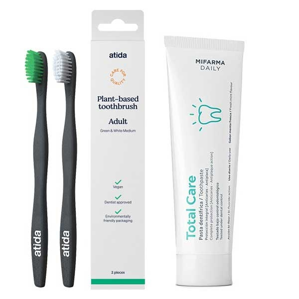Hygiène Bucco-Dentaire Kit Dentifrice + Brosses à dents