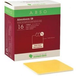 Abso Absofoam Border Panssement 17.5x17.5cm 10uts