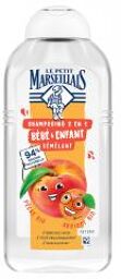 Shampoing Démêlant 2en1 Bébé et Enfant Abricot et Pêche 300 ML - Flacon 300 ml