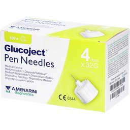 Glucoject® Aiguilles pour stylos 4 mm x 32G