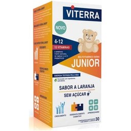 Omega Pharma Viterra Junior Sabor Laranja Sem Açúcar 30comp