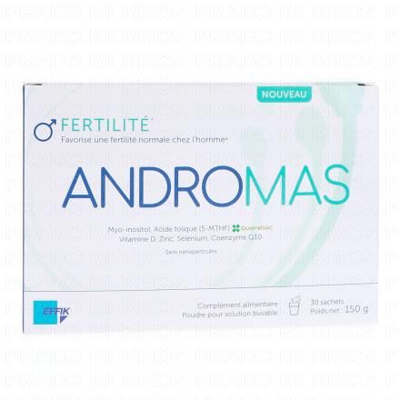 ANDROMAS Fertilité Chez l'Homme x30 sachets de poudre