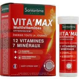 Phyto Vita'Max Multivitamines Goût Citron Vert 20 Comprimés
