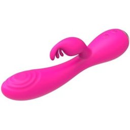 Magic Stick Vibrador con Rabbit Rosa 1ud