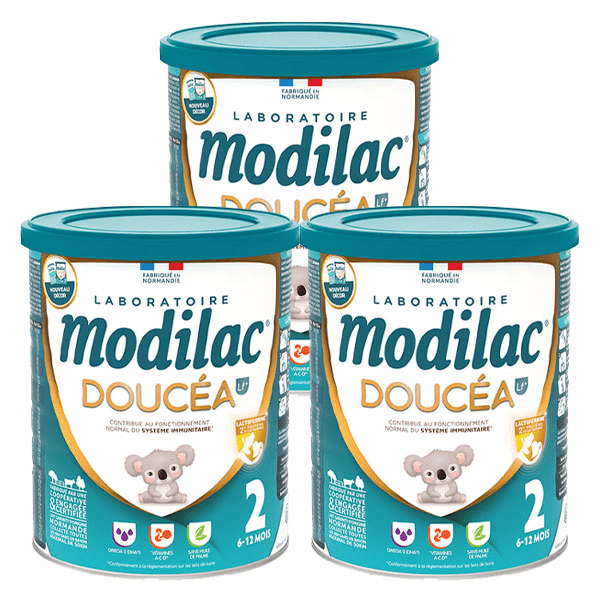 Doucéa Lait Infantile 2ème Âge LF+ 820g - Lot de 3