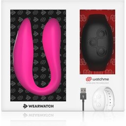 Vibrador Dual Technology Watchme Fucsia 1ud