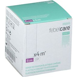 Febelcare® Haft Bande de fixation élastique cohésive 6 cm x 4 m