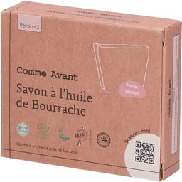 Savon à l'huile de bourrache et argile rouge