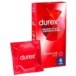 Durex™ Sensitivo Contacto Total preservativos Total preservativos 6uds