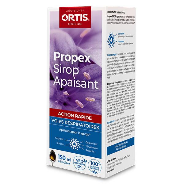 Propex Sirop Apaisant Voies Respiratoires Adoucies et Défenses Naturelles Renforcées 150ml