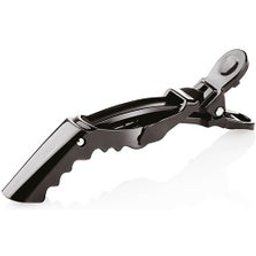 Pro Pinza Negra Plástico Tiburón 10cm 6uds