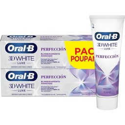 3D White Advanced Luxe Dentifrice Perfection Blancheur Avancée 2x75ml