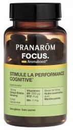 Pranarôm Aromaboost Focus - Concentration 60 Capsules - Pot 60 capsules