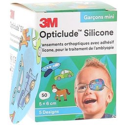Opticlude Boy Pans Orthopt Silic Mini 50uts