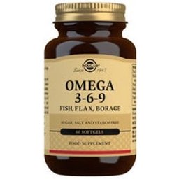Omega 3-6-9 Poisson, Lin, Bourrache 60 Gélules