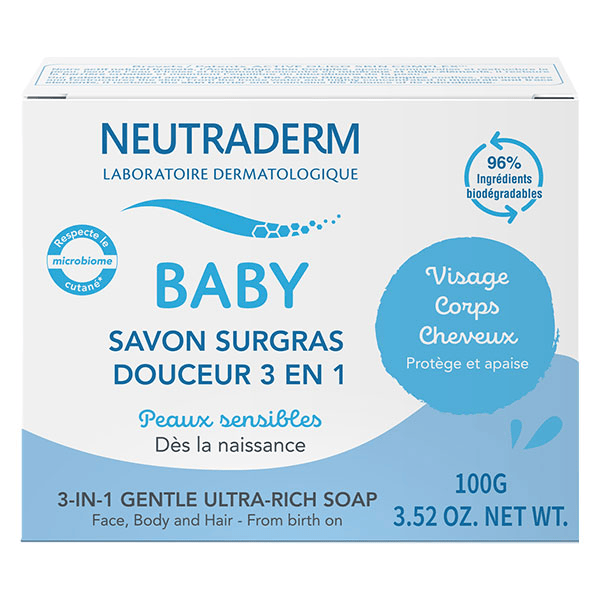 Baby Savon Surgras Douceur 3 en 1 100g