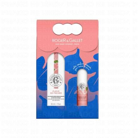 ROGER & GALLET Fleur de Figuier - Eau Parfumée Bienfaisante 30ml + Parfum Solide Bienfaisant 5g