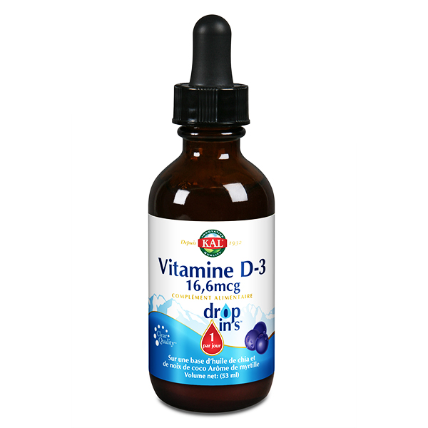 Vitamine D3 16,6mcg Liquide 53ml