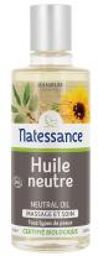 Huile Neutre Bio - 100% Pure - Massage et Soin - Flacon 100 ml