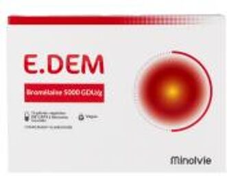 E.DEM Bromélaïne 5000 GDU/g 15 Gélules Végétales - Boîte 5