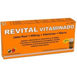 Vitamine Gelée Royale 1000mg 20 ampères buvable