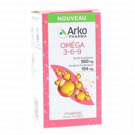 Arkogélules Oméga 3-6-9 60 capsules