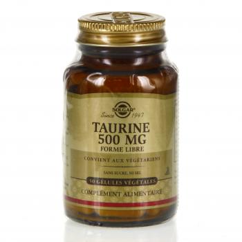 Taurine 500mg 50 gélules