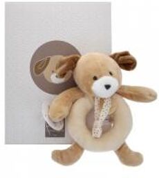 Réglisse le Chien Doudou Hochet - Boîte 1 doudou