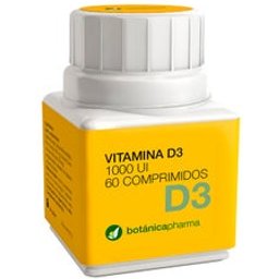 Botanica Pharma Vitamine D3 1000ui 500mg 60comp