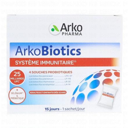 ArkoBiotics Système Immunitaire Fort 15 sachets