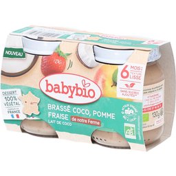 Babybio Brassé Coco Pomme Fraise