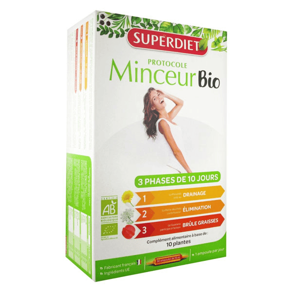 Protocole Minceur Bio 30 ampoules
