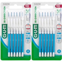 ​Gum® Bi-Direction, Brossette interdentaire conique fine 0,9 mm