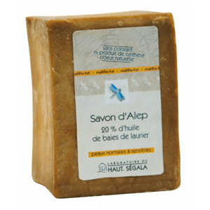 Haut-Ségala Savon d'Alep 20% Huile de Baies de Laurier 200g