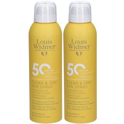 Clear & Dry Sunspray Spf50 | Sans Parfum